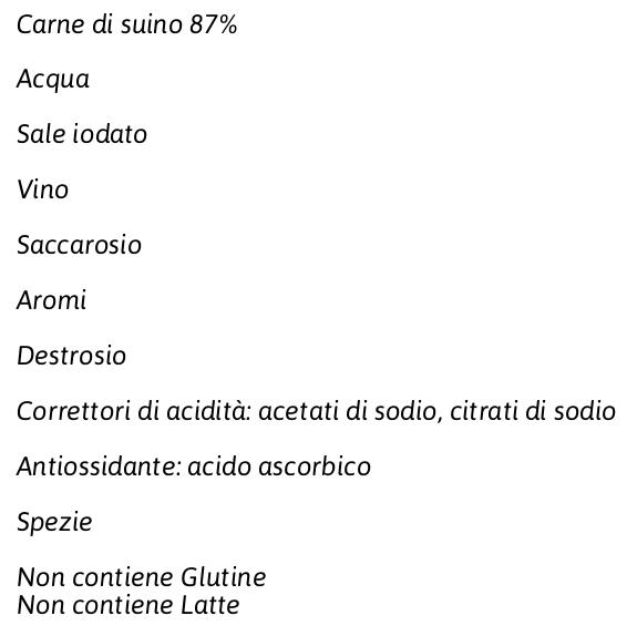 Salsiccia Luganega di Suino