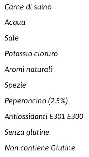 Salumificio del Castello Salsiccia 'd Muncalè al Peperoncino