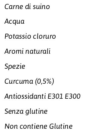 Salumificio del Castello Salsiccia 'd Muncalè alla Curcuma