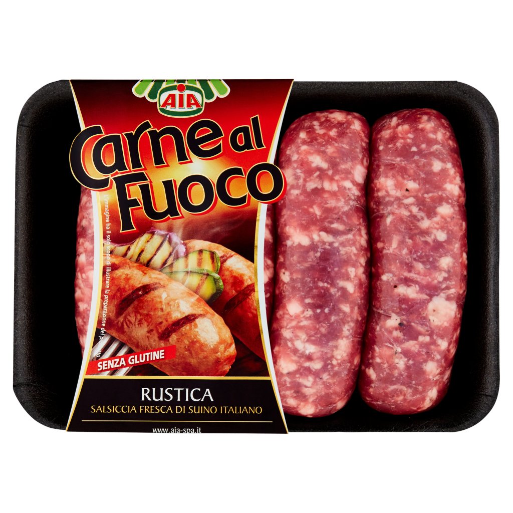 Aia Carne al Fuoco Rustica Salsiccia 0,400 Kg