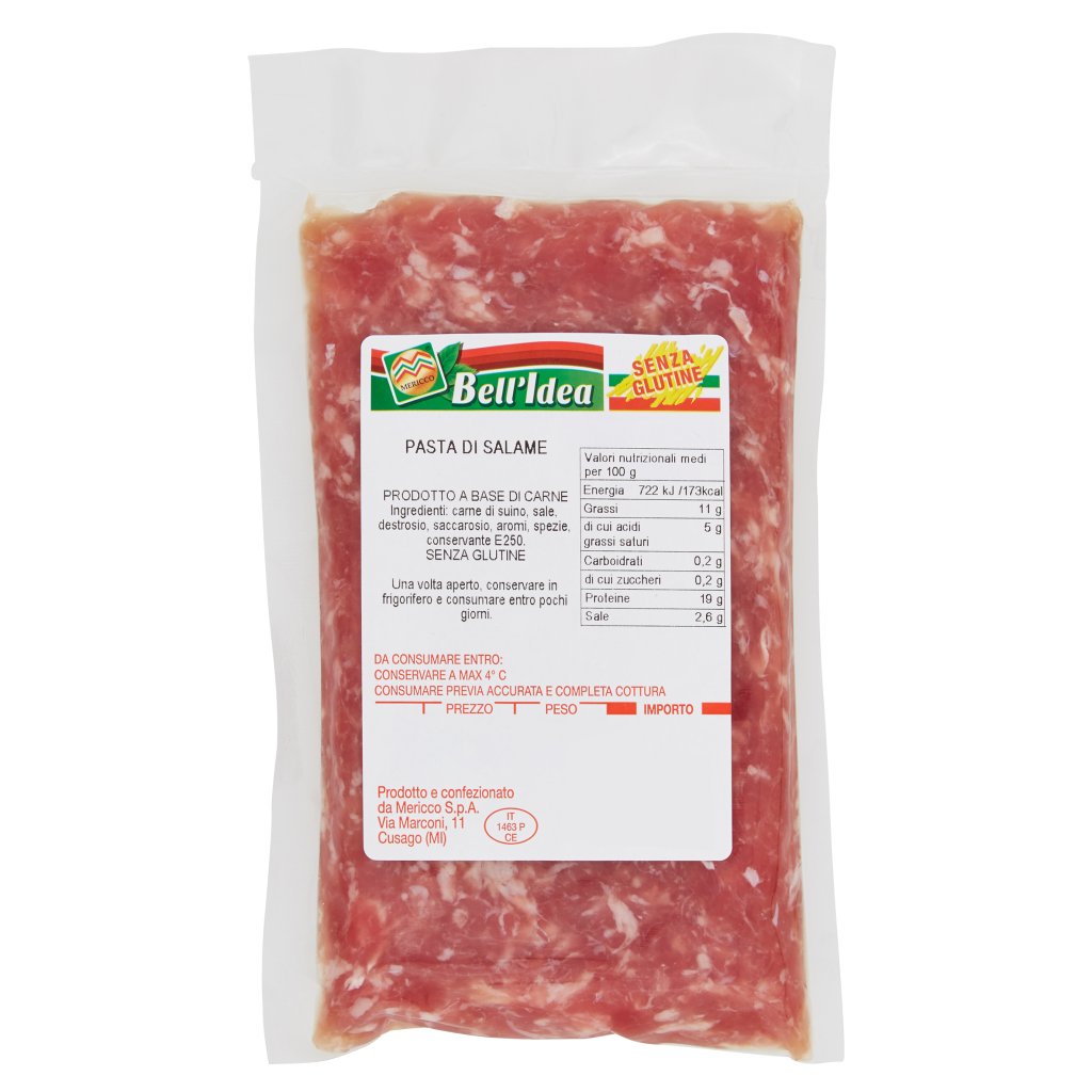 Mericco Bell'idea Pasta di Salame 0,280 Kg | Supermercato24