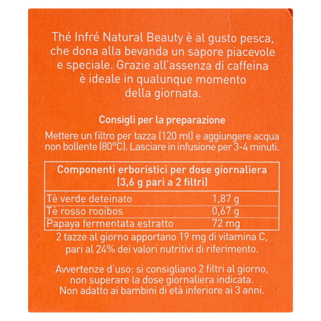 Thé Infré Natural Beauty 10 Filtri