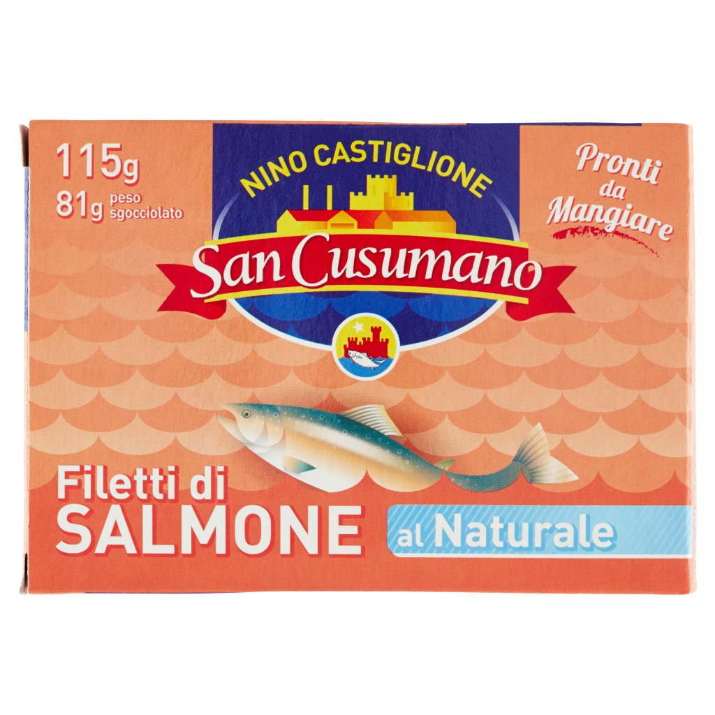 San Cusumano Filetti di Salmone al Naturale | Supermercato24