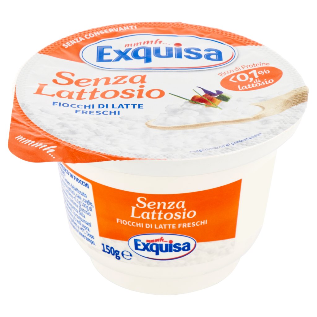 Exquisa Senza Lattosio Fiocchi di Latte Freschi | Supermercato24