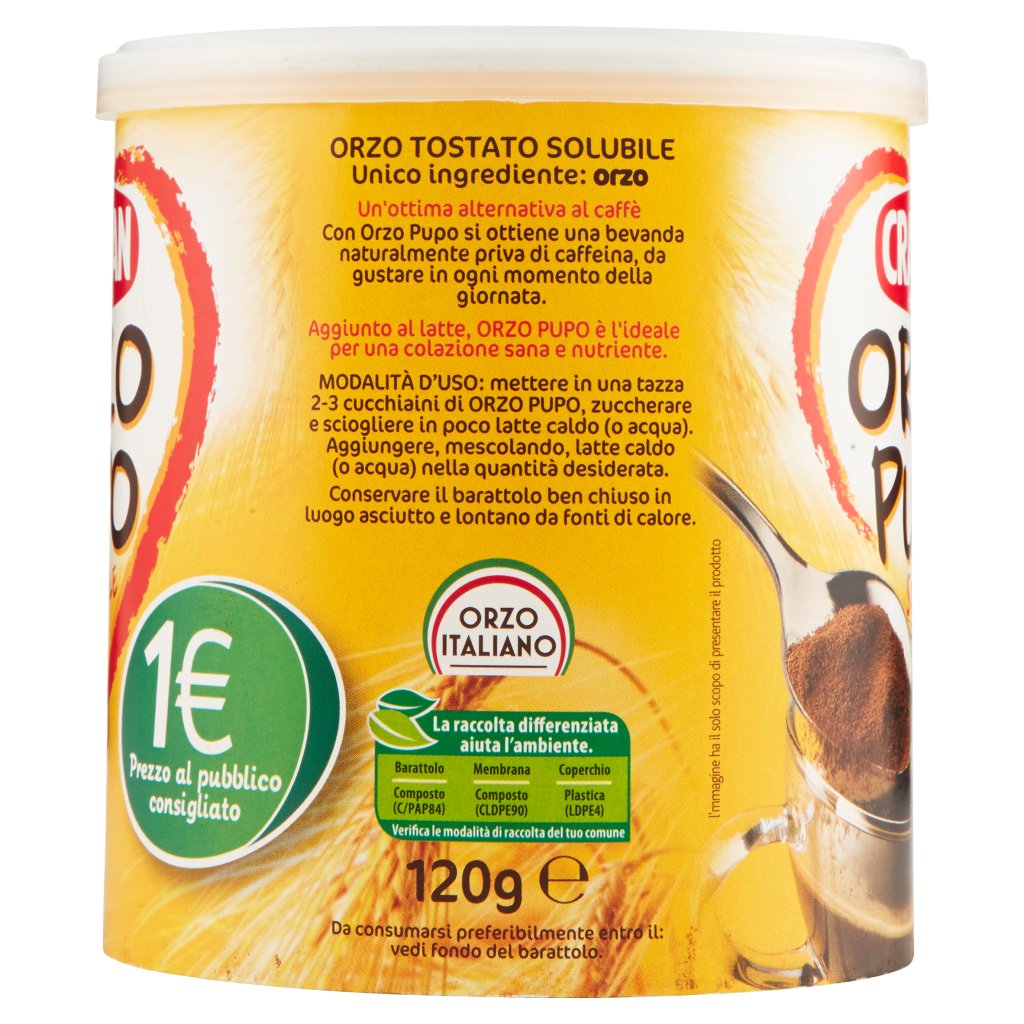 Orzo Solubile 120g - CRASTAN