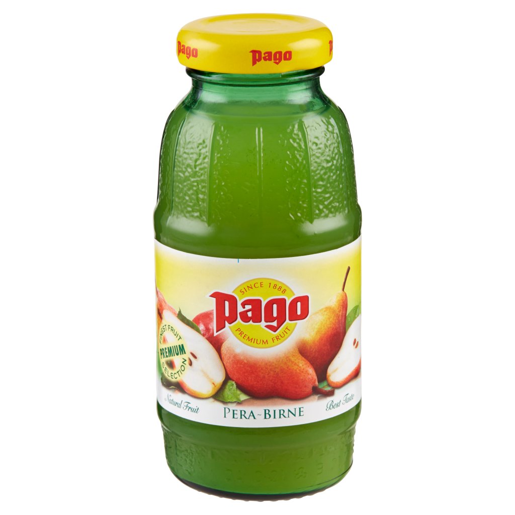 Pago Succo Di Frutta Pera Nettare Bottiglia Vetro Monodose 20 Cl Supermercato24 0671