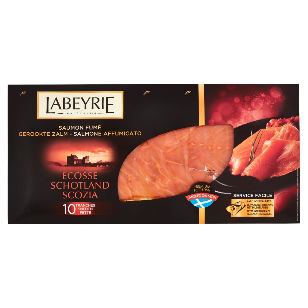 Labeyrie Salmone Affumicato Scozia 10 Fette