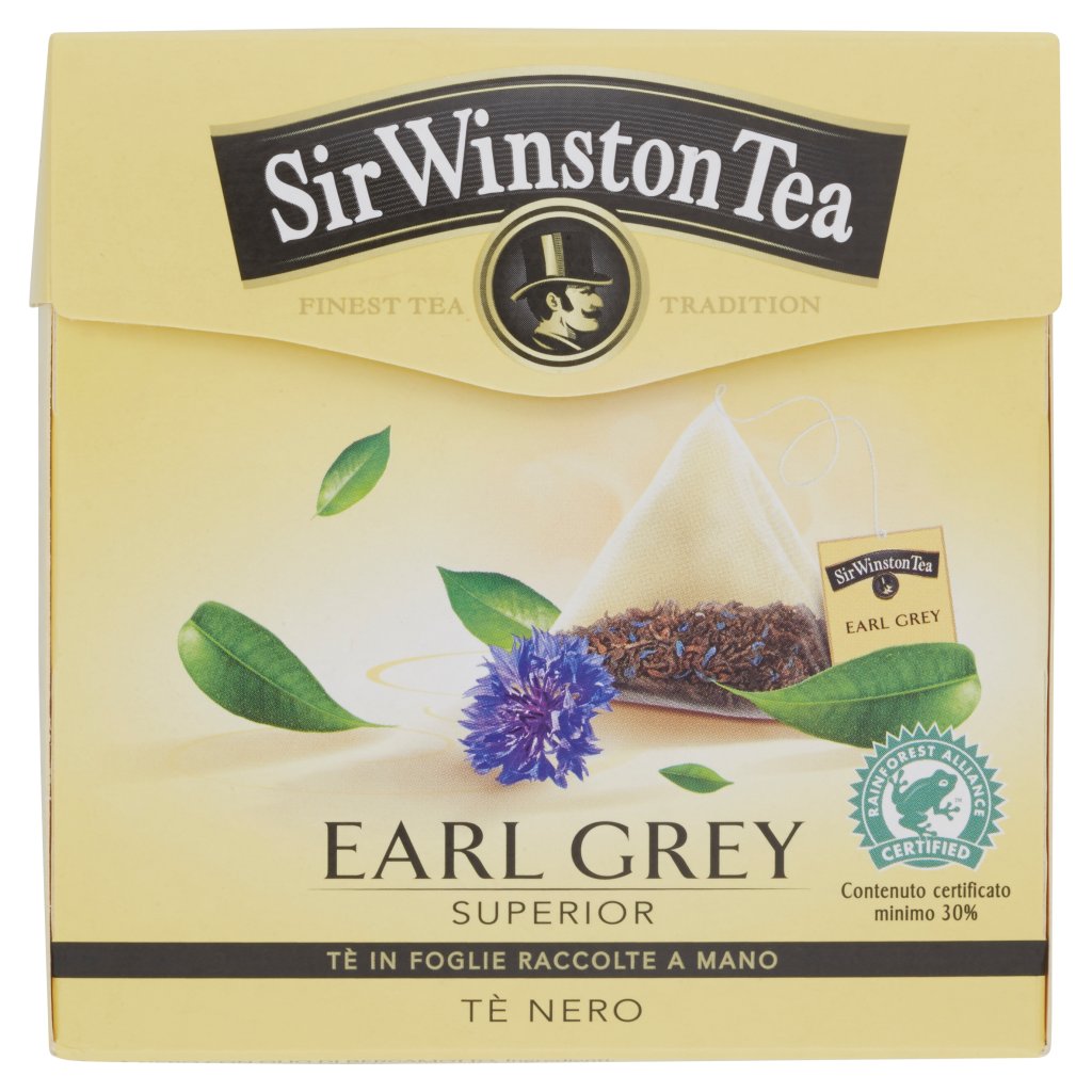Sir Winston Tea Tè Nero Earl Grey Superior 32,4 g