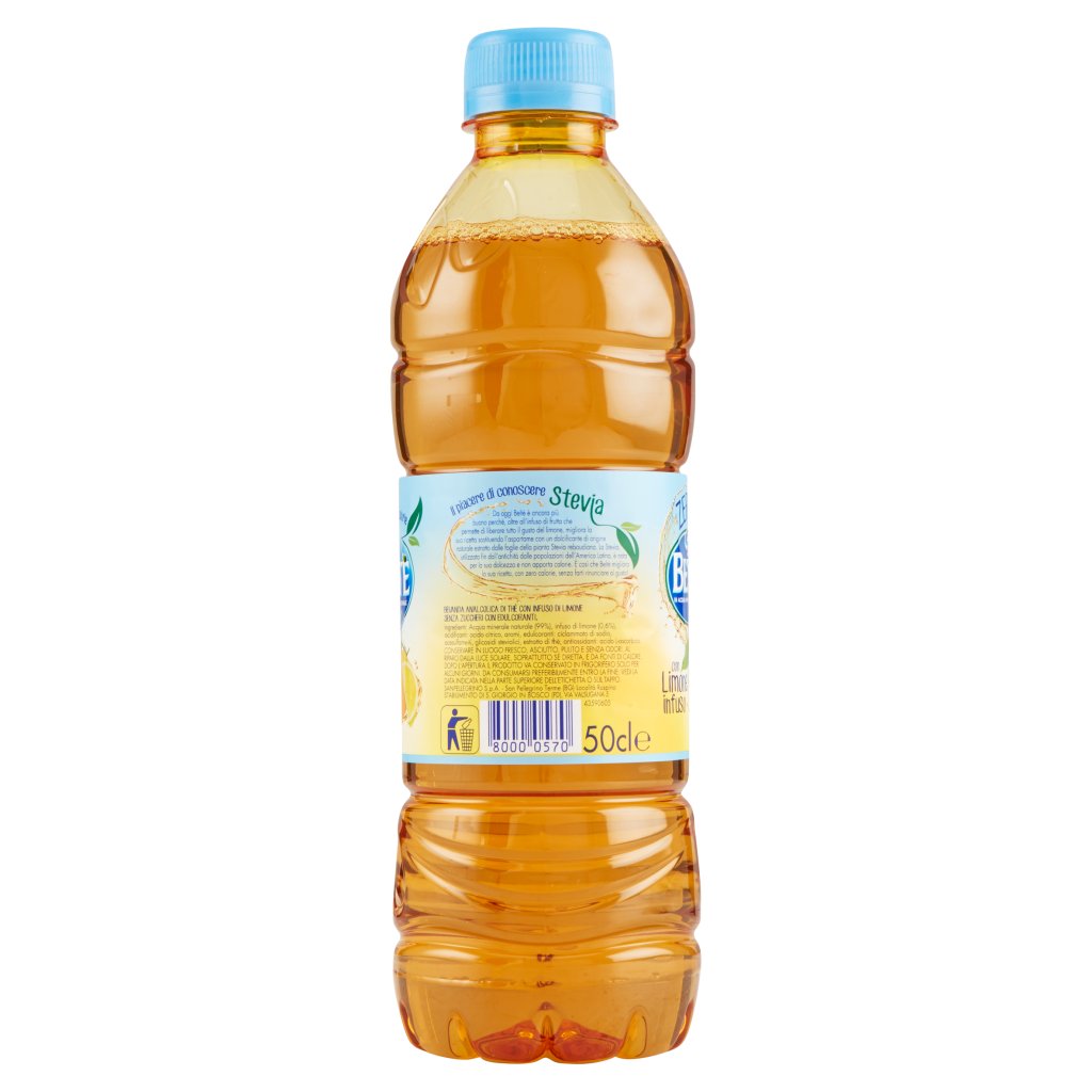 BELTÈ ZERO Thè in Acqua Minerale Naturale con Limone Infuso