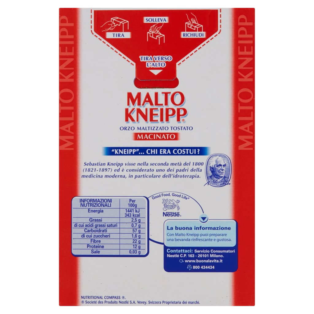 MALTO KNEIPP Orzo maltizzato tostato macinato