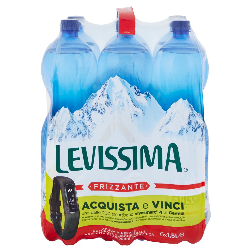 Levissima Acqua Minerale Oligominerale Frizzante Supermercato