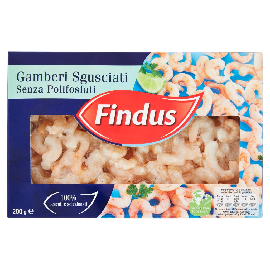 Findus Gamberi Sgusciati senza Polifosfati