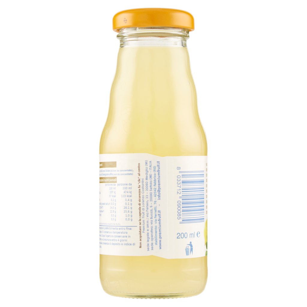 Premiumfruit Premium Juice Spremuta Uva Bianca Bergamotto Everli