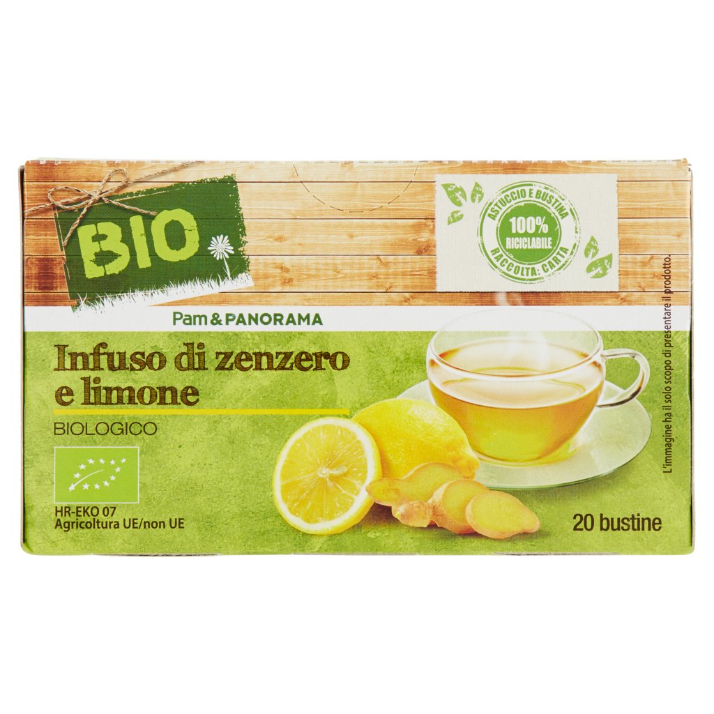 Bio Infuso di Zenzero e Limone Logico 20 x 1,85 g ...